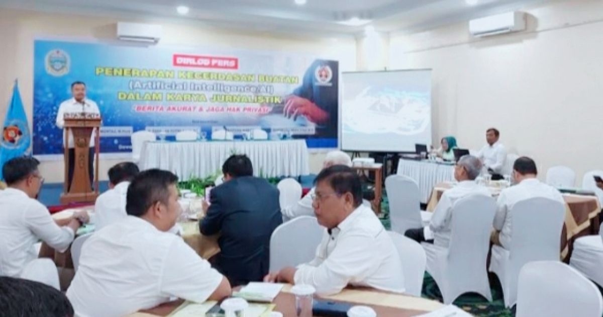 Ketua PWI Sumut Mendukung Sosialisasi Dialog Pers Artificial Inttelligence Dalam Karya Jurnalistik