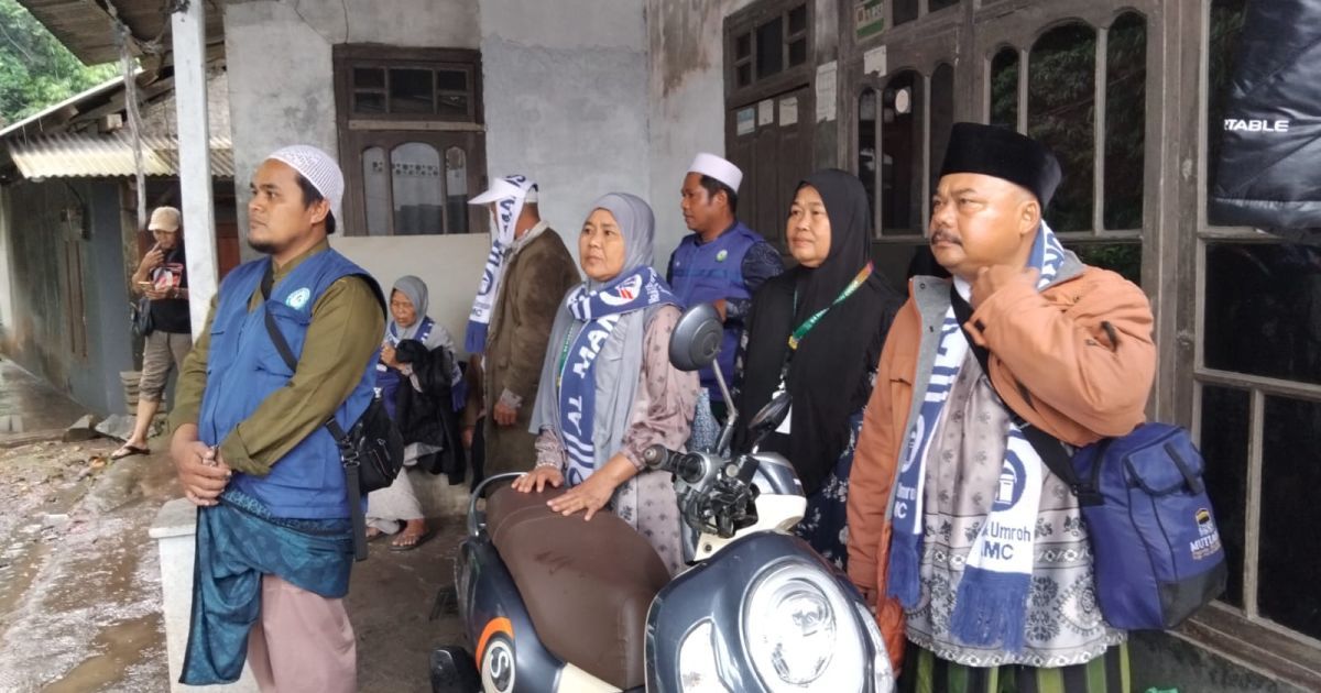 Hendak Kembali ke Jampang Kulon, Jemaah Umrah Terhambat Longsor