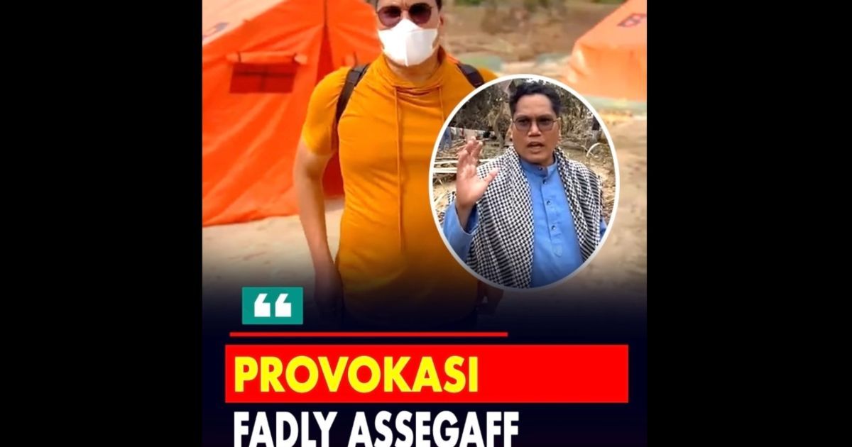Fakta Lapangan Bantah Video Viral Fadly Assegaff soal Tenda BNPB di Aceh Tamiang/tangkap layar