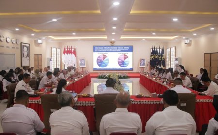 Rakor Program Kerja, Komitmen Kemenkum Banten Sinergi Dengan Pemerintah Daerah