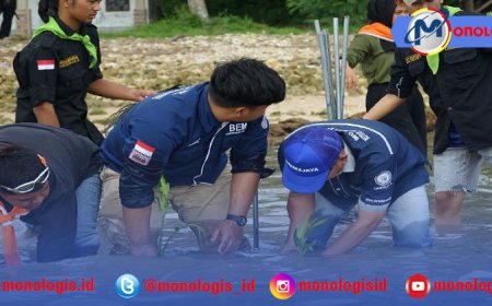 Kolaborasi Pecinta Alam Bandar Lampung: Selamatkan Pesisir dengan Penanaman 500 Mangrove