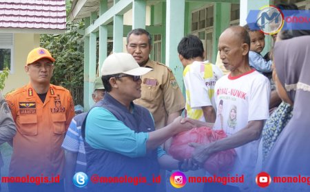 Wakil Bupati Lampung Tengah Tinjau Lokasi Banjir dan Salurkan Bantuan di Bekri