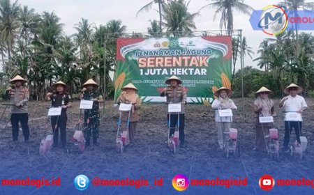 Pemkab dan Forkopimda Lampung Selatan Tanam Jagung Dukung Swasembada Pangan