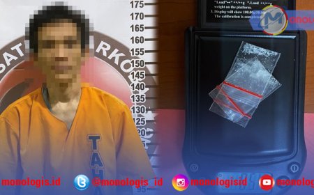 Pengguna Sabu di Tulangbawang Sempat Kabur Saat Digerebek