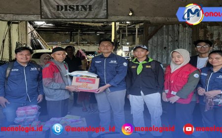 BEM IIB Darmajaya Salurkan Bantuan untuk Korban Banjir di Kampung Sinar Binglu