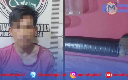 Pria Tulangbawang Barat Pamer Nyabu di Media Sosial
