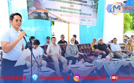 Ribuan Masyarakat Terdampak Banjir di Lampung Selatan Terima Bantuan Pangan