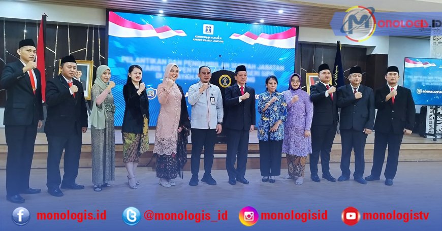 Kakanwil Kementerian Hukum Lampung Lantik 7 Notaris dan 2 PPNS