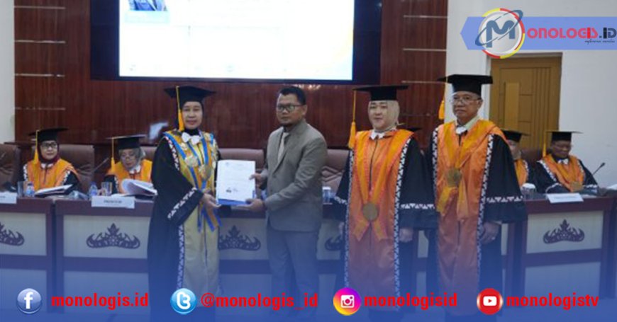 Untung Raih Gelar Doktor ke-4 Prodi Pembangunan FISIP Unila