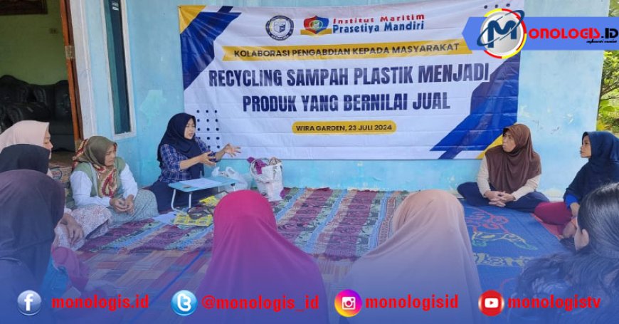 IIB Darmajaya Komitmen untuk Lingkungan Hijau Beri Pelatihan Recycling Sampah Plastik di Bandar Lampung