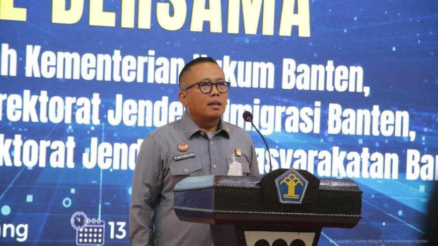 Tiga Pesan Kakanwil Kemenkum Banten Pada Masa Transisi