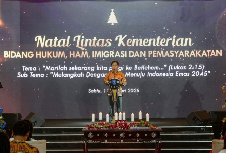 Perayaan Natal, Ini Pesan Yusril Ihza ke Jajaran Lintas Kementerian Bidang Hukum, HAM, Imigrasi dan Pemasyarakatan