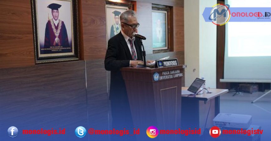 Edison Raih Gelar Doktor ke-9 Program Ilmu Lingkungan Unila