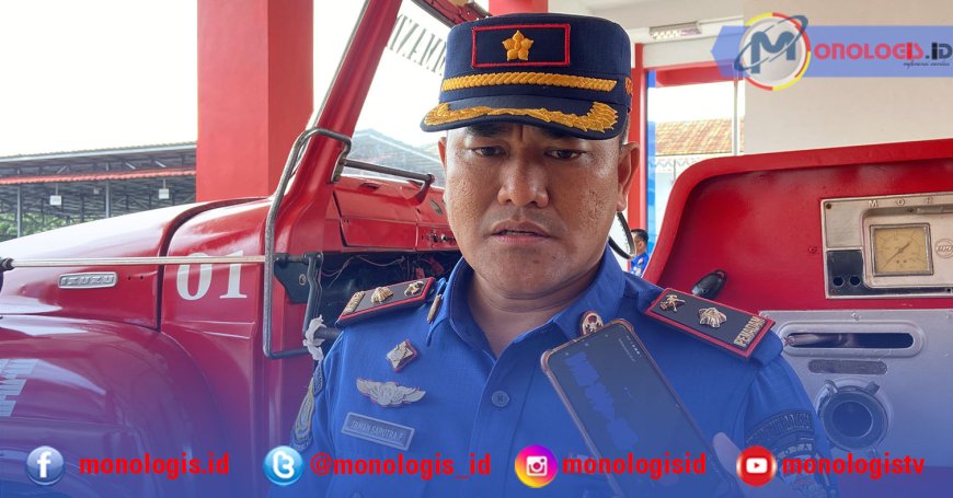 Diduga Korsleting Listrik, Pertamini di Bandarlampug Terbakar