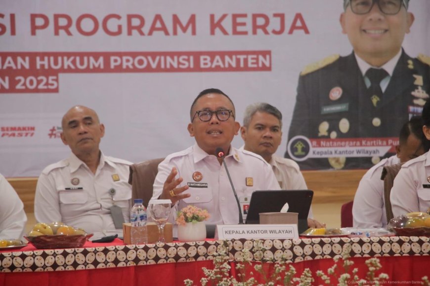 Kakanwil Kemenkum Banten Paparkan Program Unggulan 2025