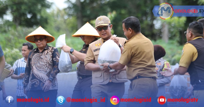 Wabup Lampung Tengah Hadiri Penanaman Jagung Serentak Satu Juta Hektar