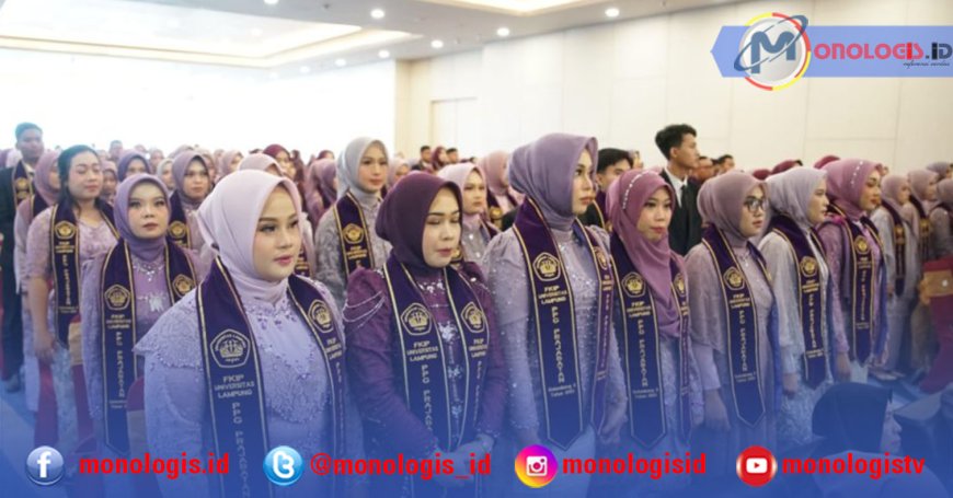 FKIP Unila Yudisium dan Kukuhan 237 Guru Profesional PPG