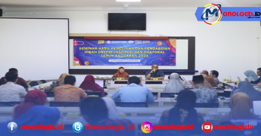 Seminar Hasil Penelitian dan Pengabdian IIB Darmajaya Tampilkan Inovasi untuk Pembangunan Berkelanjutan