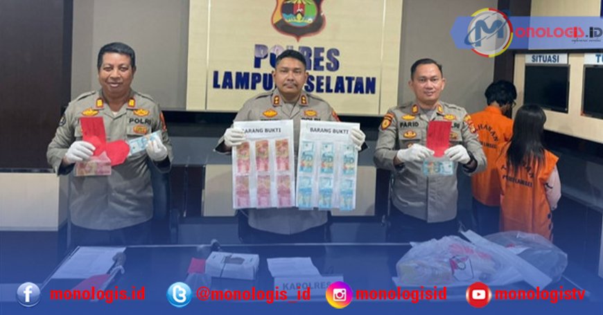 Polisi Bekuk Pasutri Pengedar Uang Palsu