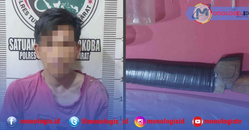 Pria Tulangbawang Barat Pamer Nyabu di Media Sosial