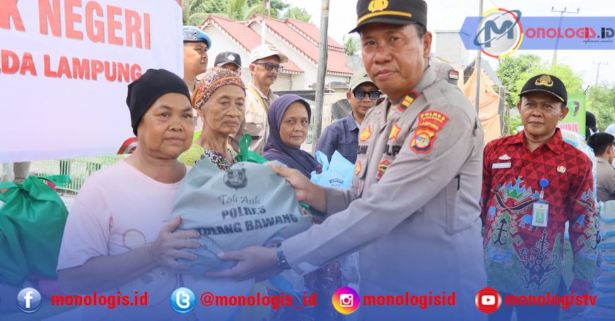 Polres Tulangbawang Periksa Kesehatan Warga Terdampak Banjir
