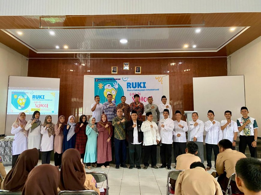Kemenkum Banten Bagikan Pengetahuan Kekayaaan Intelektual ke Pelajar