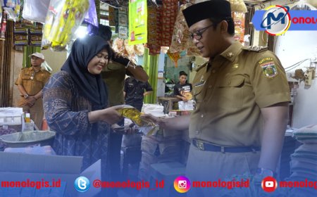 Ketersediaan dan Harga Pangan Jadi Perhatian Bupati Ardito, Saat Sidak Pasar