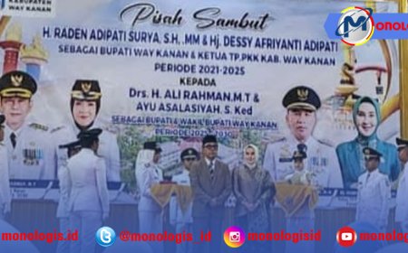 Kesan Mendalam Ali Rahman Dalam Pisah Sambut Bupati Way Kanan