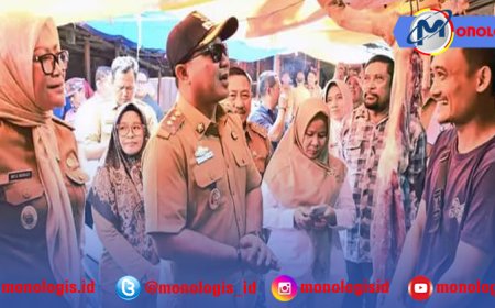 Jelang Ramadhan, Wabup Syaiful Sidak ke Pasar Inpres Kalianda