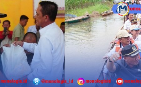 Bupati Ali Rahman Langsung Tengok dan Berikan Bantuan Para Korban Banjir