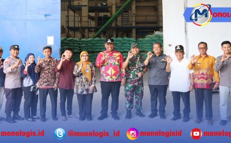 Wabup Lamteng Hadiri Monev Serapan Gabah Mitra Bulog Di Punggur