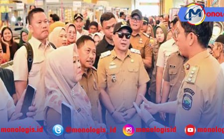 Giliran Pasar Natar Jadi Pantauan Bupati Egi, Terkait Harga dan Ketersediaan Pangan
