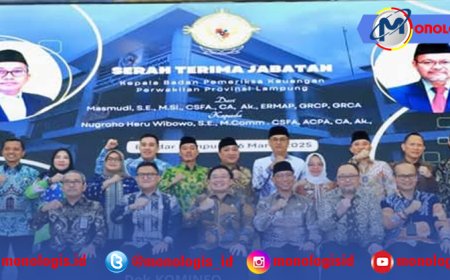 Bupati Qudrotul Ikhwan Hadiri  Serah Terima Kepala BPK Lampung