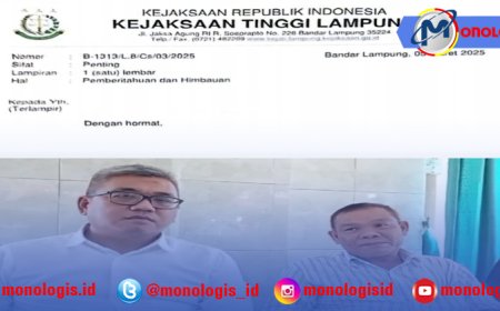 Kajati Lampung Diminta batalkan Semua MOU Pendampingan dan Pengawalan Proyek Pemerintah Daerah