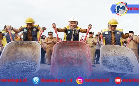 Resmi, Perbaikan Ruas Jalan Lampung Timur Oleh Wagub Jihan Nurlela