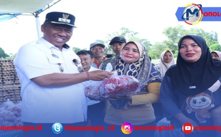 Beberapa Komoditi Cepat Ludes Dalam Acara Gerakan Pangan Murah (GPM) Di Bandar Mataram Lampung Tengah
