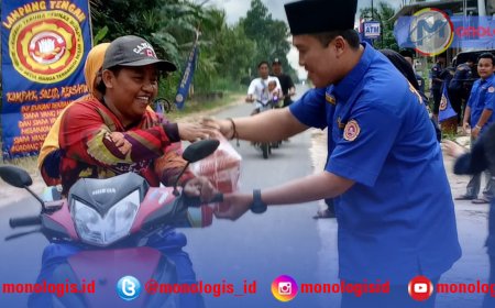 Karang Taruna Dusun 3 Terbanggi Besar Bagikan Takjil Gratis
