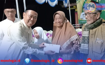 Hadiri Peringatan Nuzulul Quran 1446, Bupati Tulangbawang Barat Santuni Anak Yatim dan Lansia