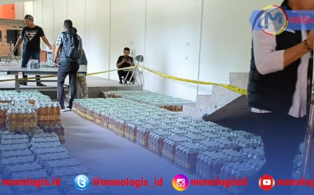 Polisi Amanakan Ribuan Botol Minyakita tak Sesuai Takaran di Gudang Milik Mantan Sekda Mesuji