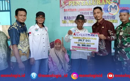 Jelang Lebaran, Sungainibung Salurkan BLT-DD