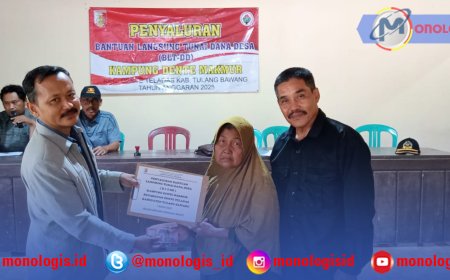 Kampung Dentemakmur Salurkan BLT DD untuk 30 KPM