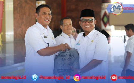 Baznas Terima Zakat Fitrah dari Bupati dan Pejabat Lampung Tengah
