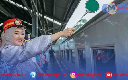 Jihan Nurlela Luncurkan Layanan Mudik Gratis Gunakan Kereta Api