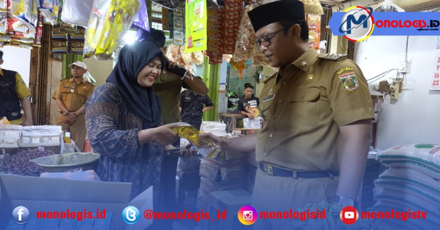 Ketersediaan dan Harga Pangan Jadi Perhatian Bupati Ardito, Saat Sidak Pasar