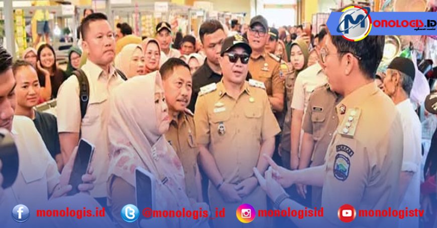 Giliran Pasar Natar Jadi Pantauan Bupati Egi, Terkait Harga dan Ketersediaan Pangan
