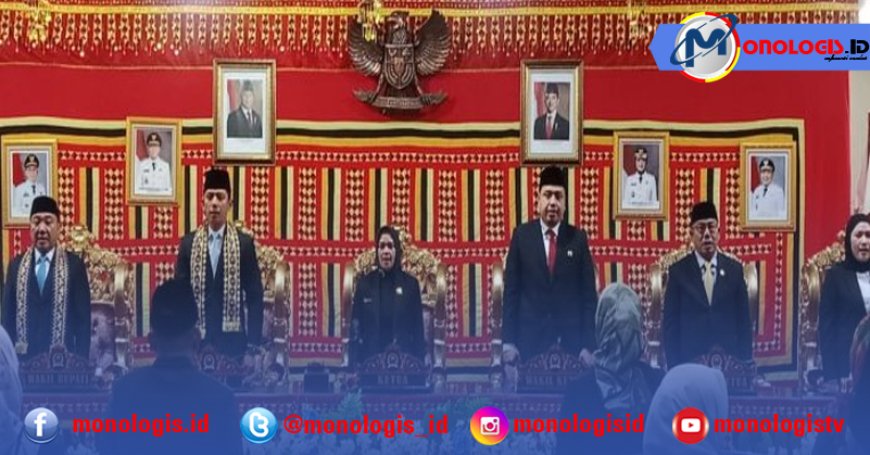 Pidato Perdana Bupati Radityo Egi untuk Bawa Lampung Selatan Maju di Rapat Paripurna DPRD