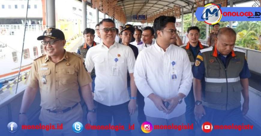 Bersama Stafsus Kemenhub, Wabup Syaiful Anwar Chek Kesiapan ASDP Bakauheni