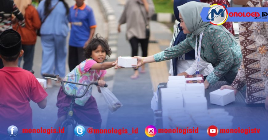Masyarakat Apresiasi  Program Berbagi Takjil Bank Lampung