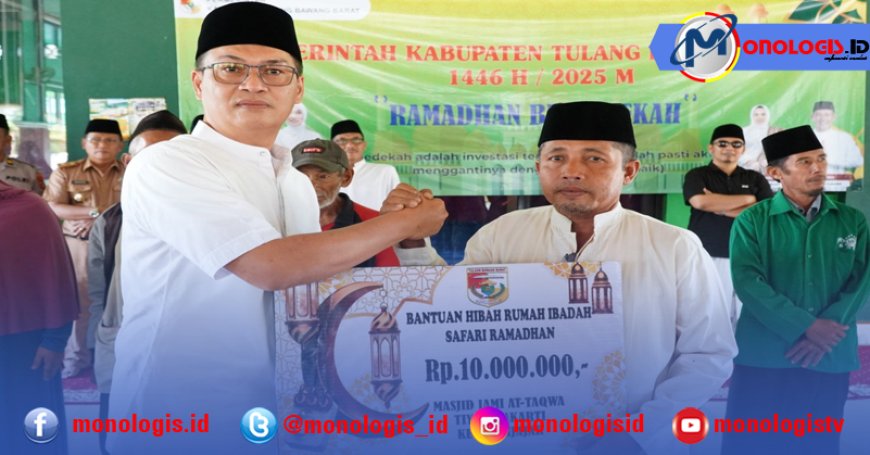 Kunjungan Safari Ramadhan dengan Tema Ramadhan Bersedekah, Novriwan Jaya Tekankan Pentingnya Berbagi