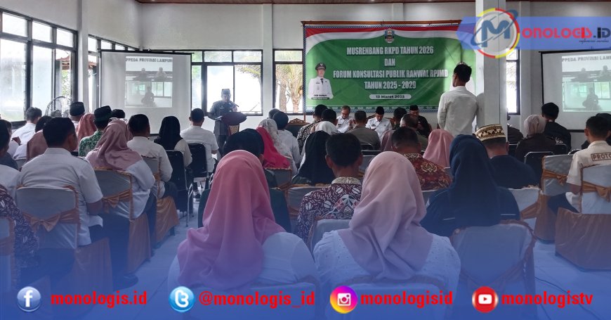 Bappelitbangda Pesisir Barat Gelar Musrenbang RKPD 2026 dan FKP Rancangan Awal RPJMD 2025-2029